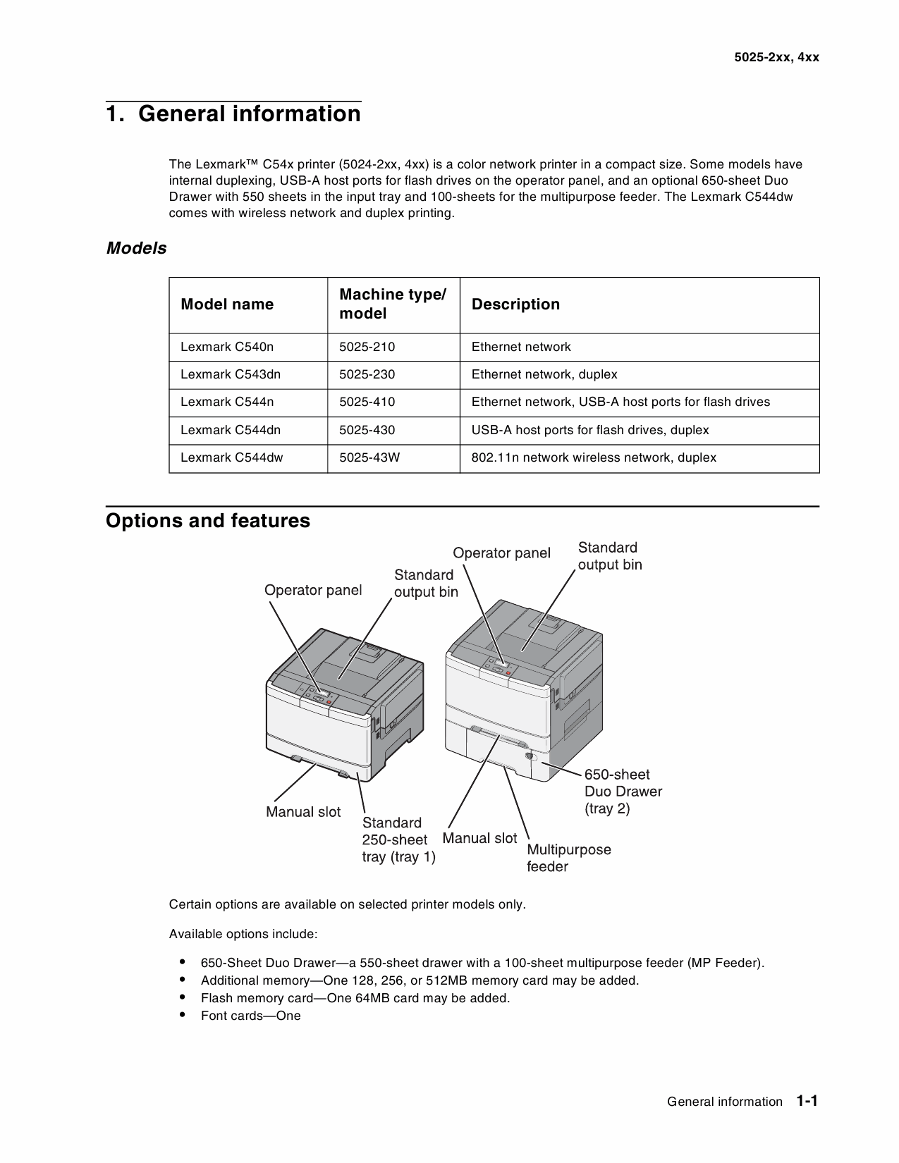 Lexmark C C540n C543dn C544 5025 Service Manual-2